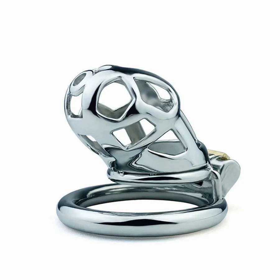 65mm Steel Cobra Male Chastity Cage BDSM Toy