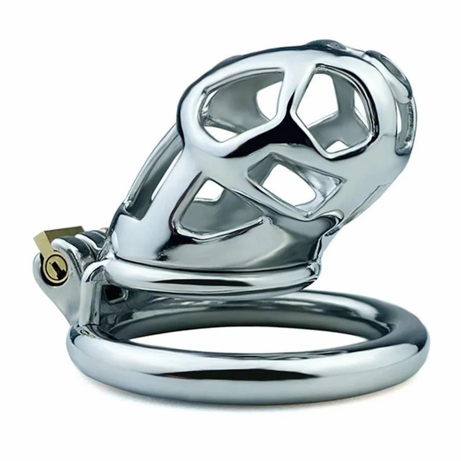 65mm Steel Cobra Male Chastity Cage BDSM Toy