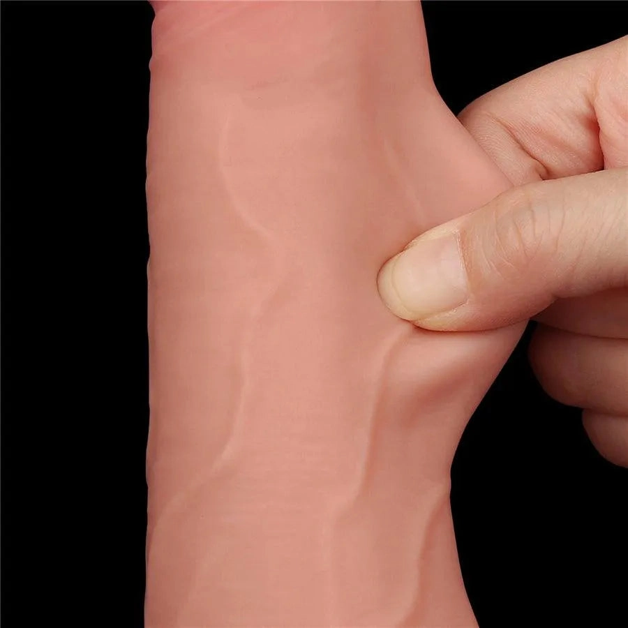 8.5 Inches Sliding Skin Dual Layer Realistic Dildo Sex Toy