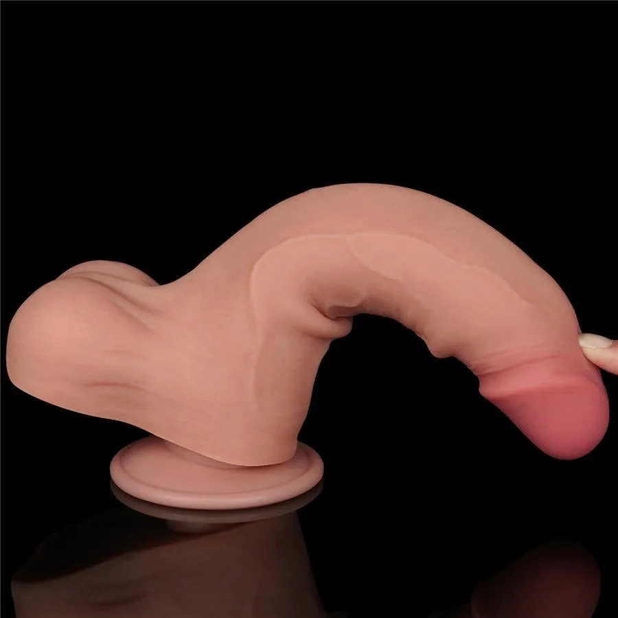 8.5 Inches Sliding Skin Dual Layer Realistic Dildo Sex Toy