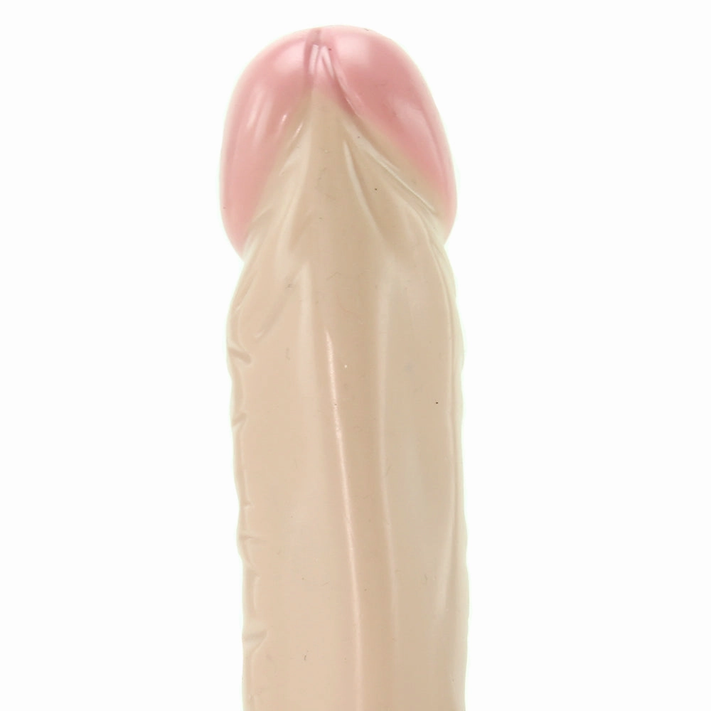 8 Inch Classic Vac-U-Lock Dildo in White
