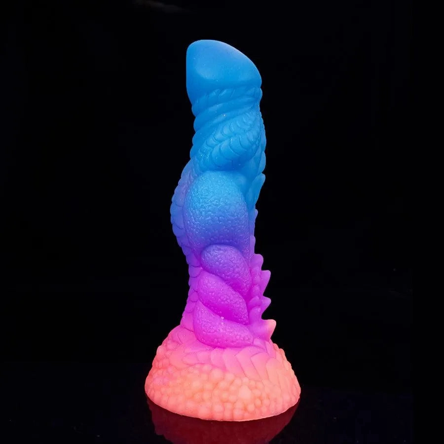 8 Inches Silicone Luminous Dragon Dildo Sex Toy