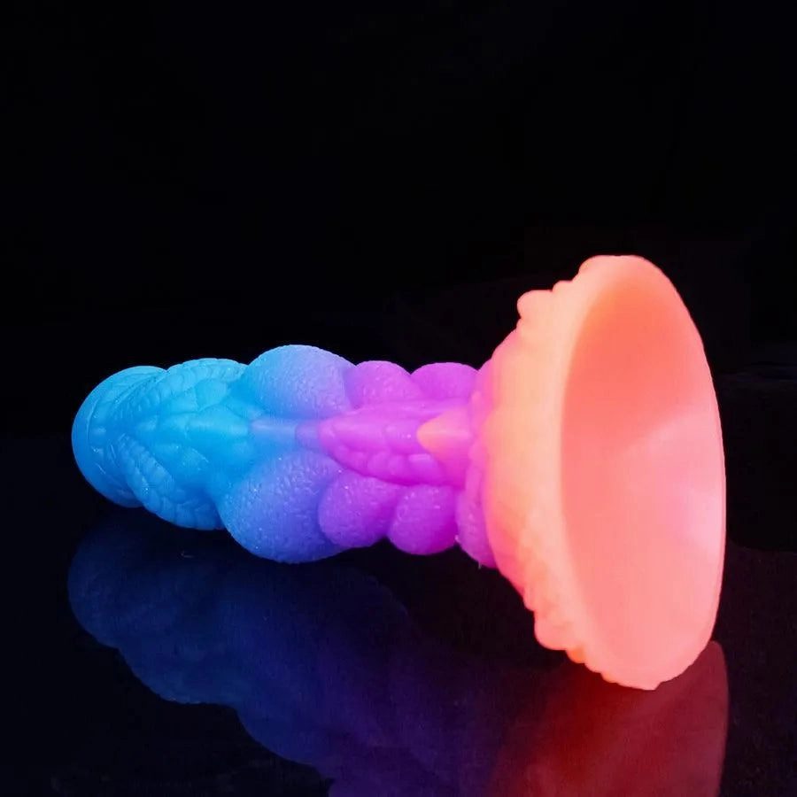 8 Inches Silicone Luminous Dragon Dildo Sex Toy