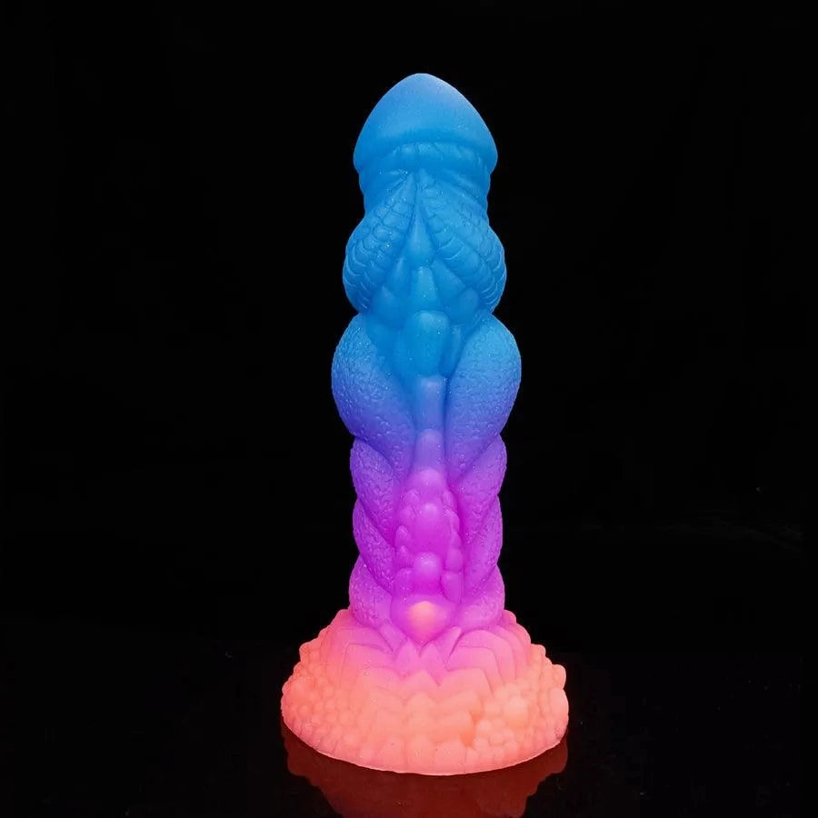 8 Inches Silicone Luminous Dragon Dildo Sex Toy