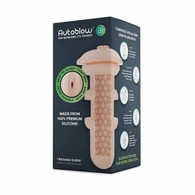 Autoblow - A.I Series Standard Silicone Sleeve Vagina Mouth Anus Orifice
