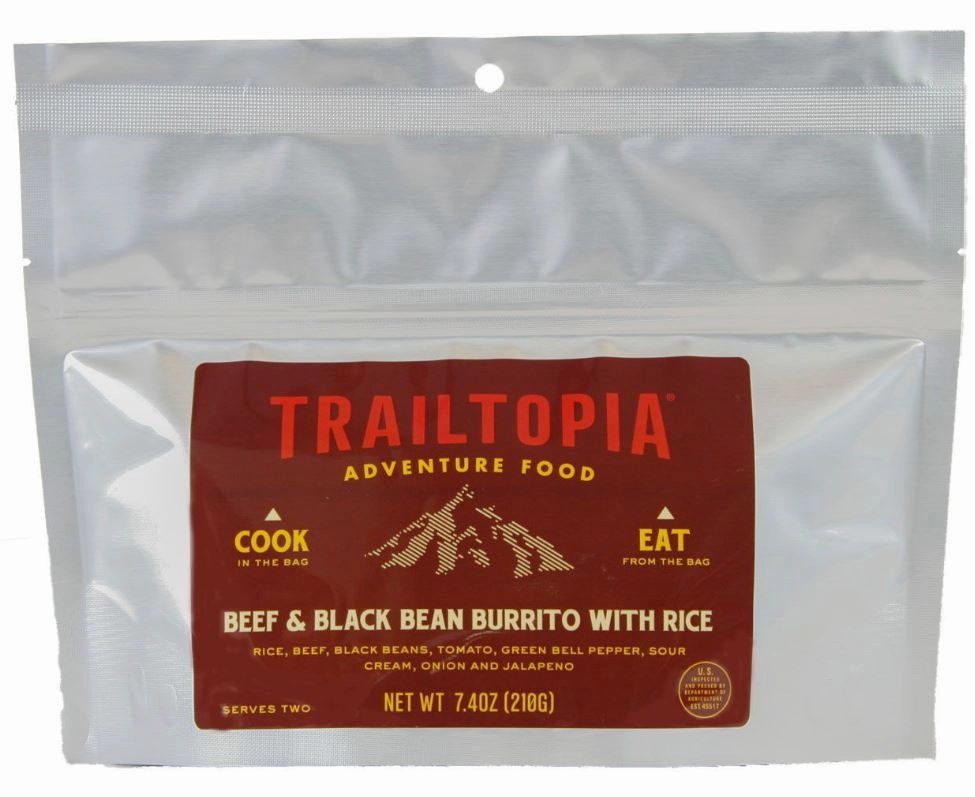 Beef and Black Bean Burrito
