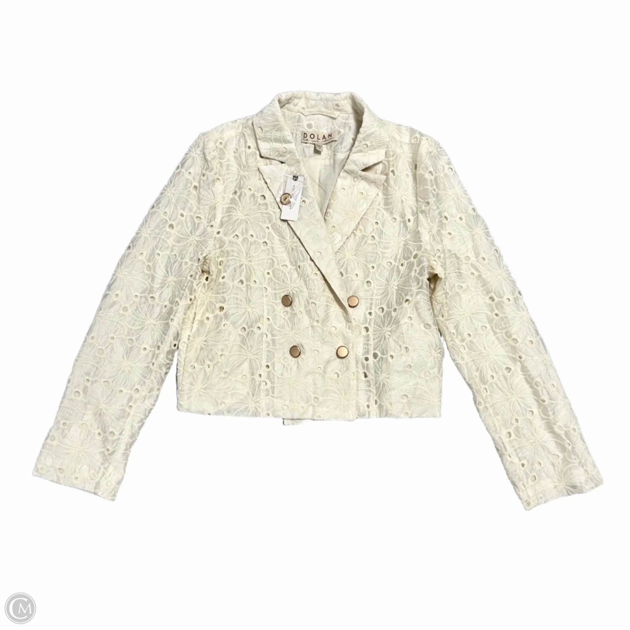 Blazer By Dolan Left Coast In Cream, Size: M