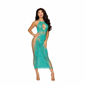 Bodystocking Gown Dmnd - One Size - Agate