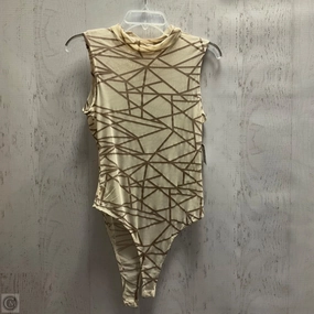 Bodysuit By Vestique In Brown & Cream, Size: L