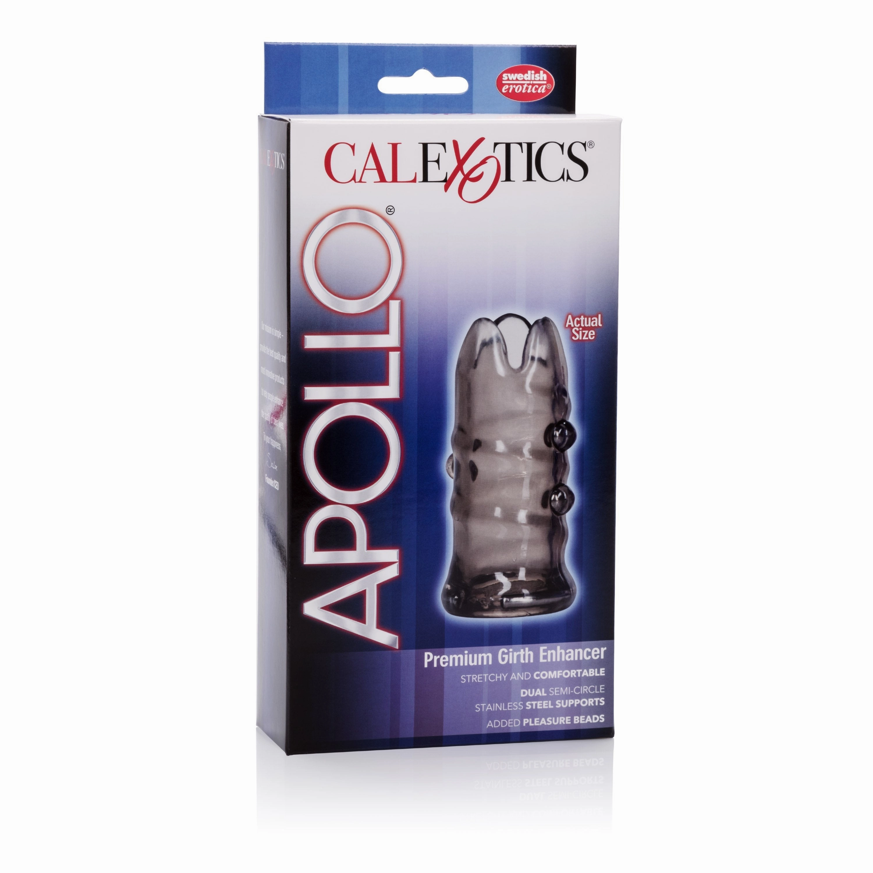 California Exotics - Apollo Premium Girth Enhancer Cock Sleeve (Grey)