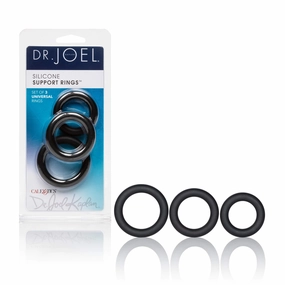California Exotics - Dr. Joel Kaplan Silicone Support Cock Rings (Black)