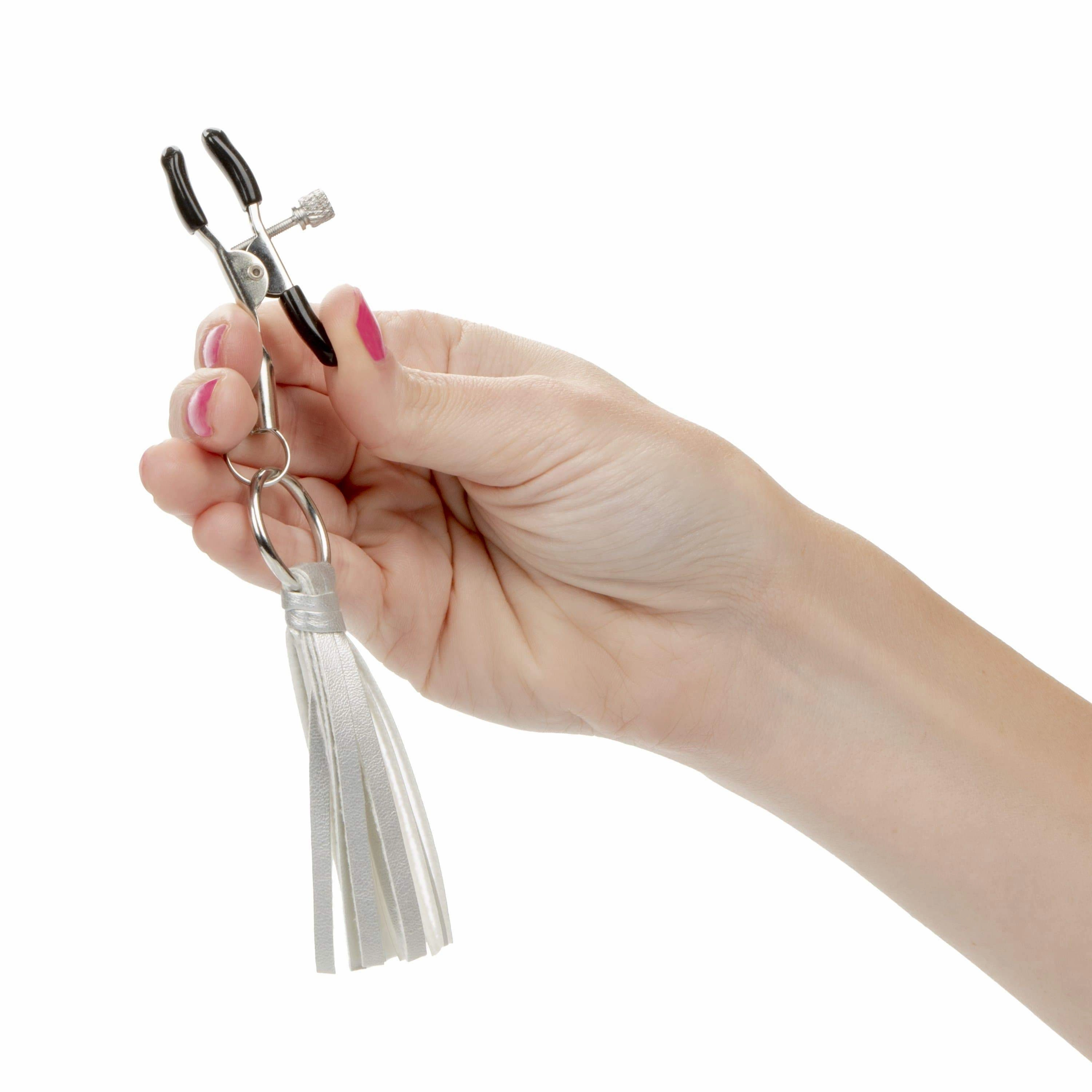 California Exotics - Nipple Play Playful Tassels Nipple Clamps