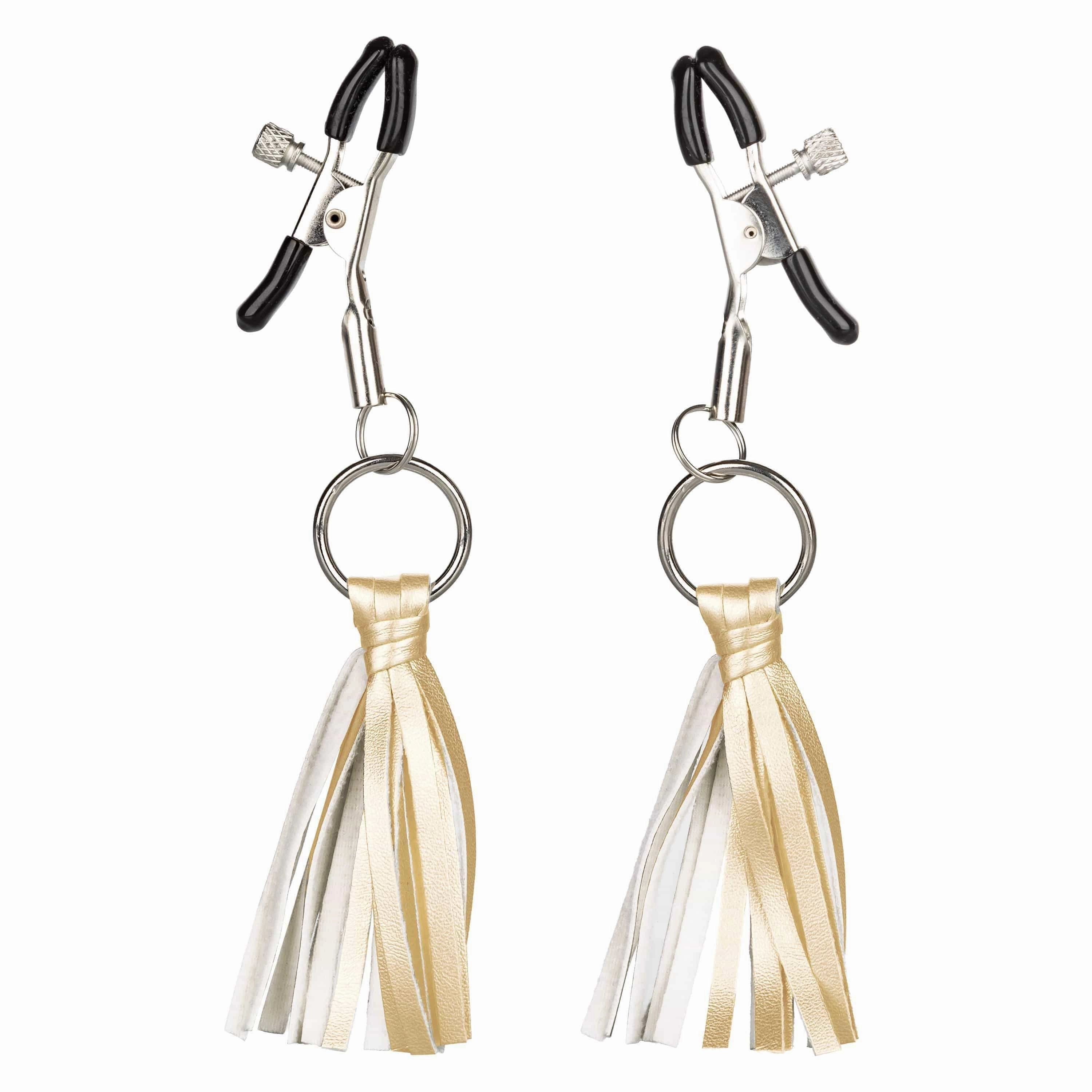 California Exotics - Nipple Play Playful Tassels Nipple Clamps