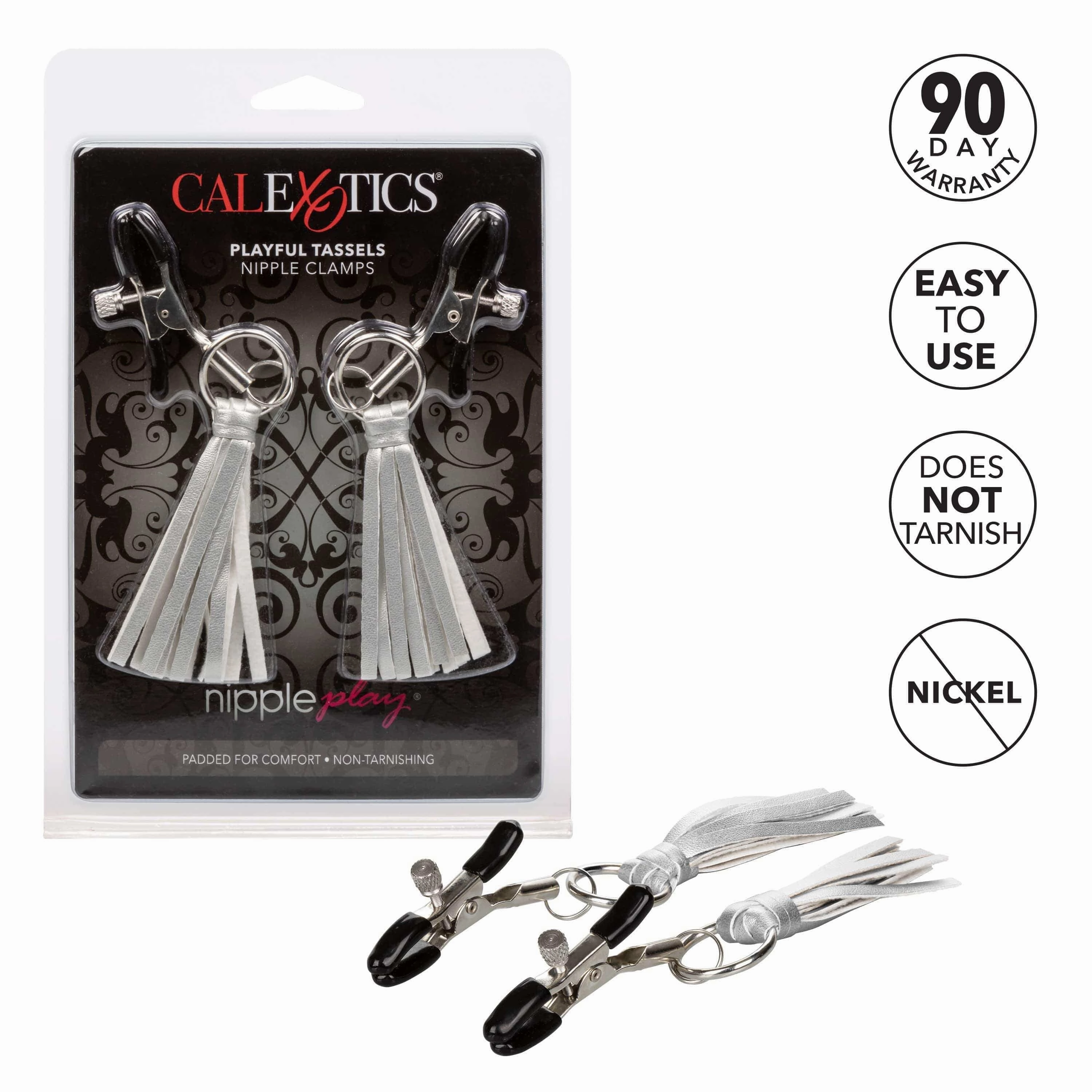 California Exotics - Nipple Play Playful Tassels Nipple Clamps