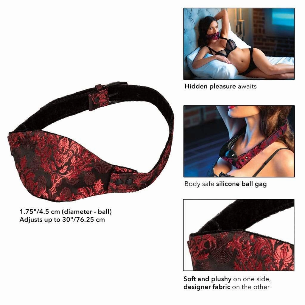 California Exotics - Scandal Hidden Pleasure Ball Gag (Red)