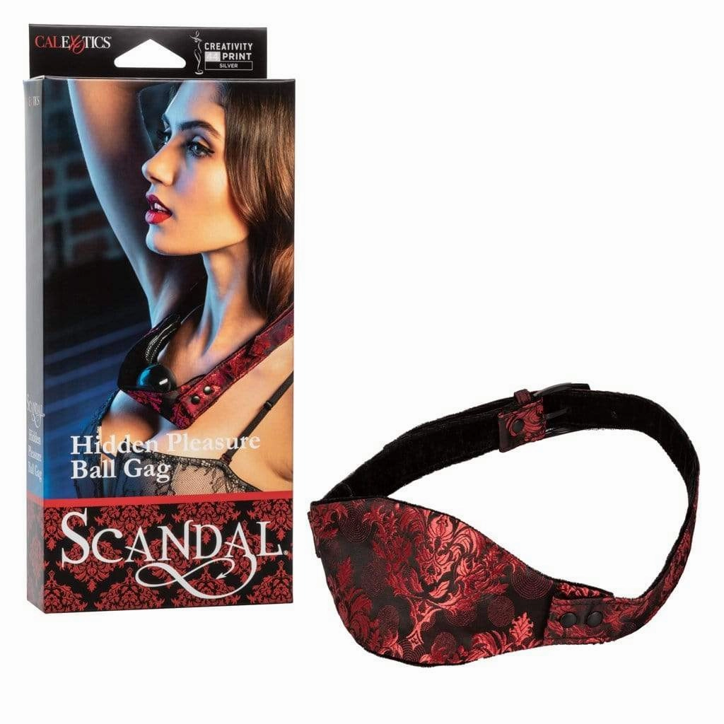 California Exotics - Scandal Hidden Pleasure Ball Gag (Red)