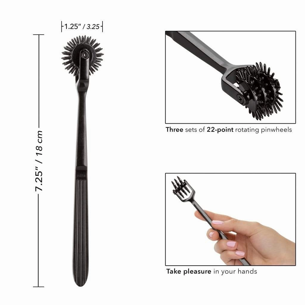 California Exotics - Scandal Trio BDSM Pleasure Wheel (Black)