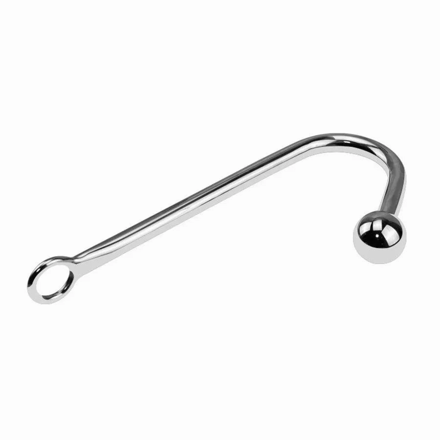 Detachable Steel Beads Anal Hook for BDSM Toys
