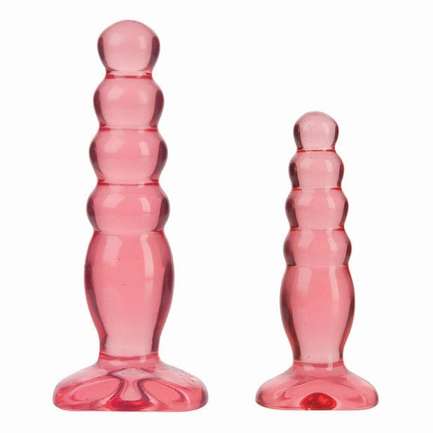 Doc Johnson - Crystal Jellies Anal Delight Trainer Kit (Pink)