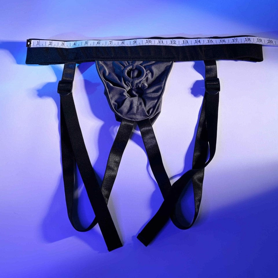 Evolved - Gender X Double Rider Strap On Harness (Black)