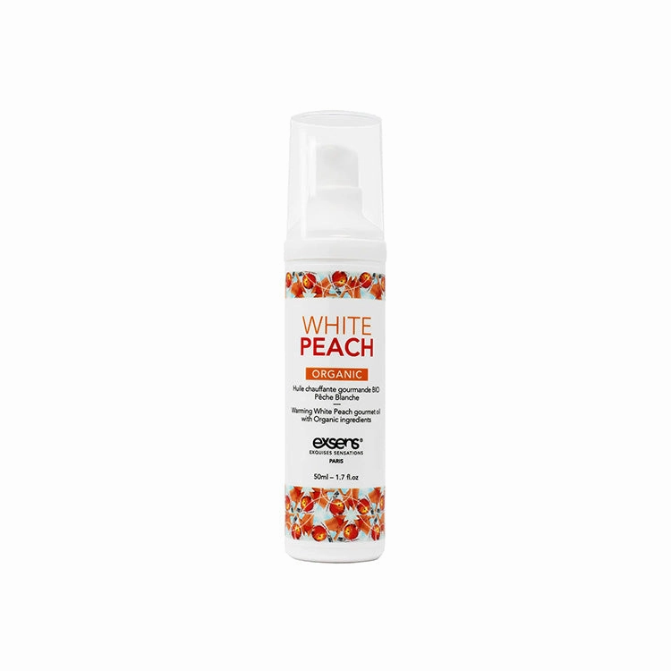 Exsens Organic White Peach Warming Massage Oil