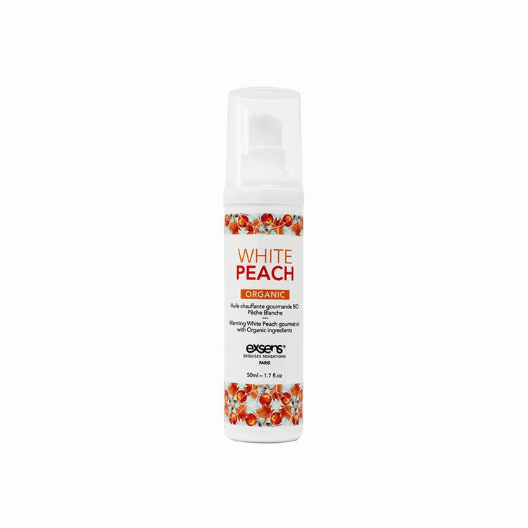 Exsens Organic White Peach Warming Massage Oil