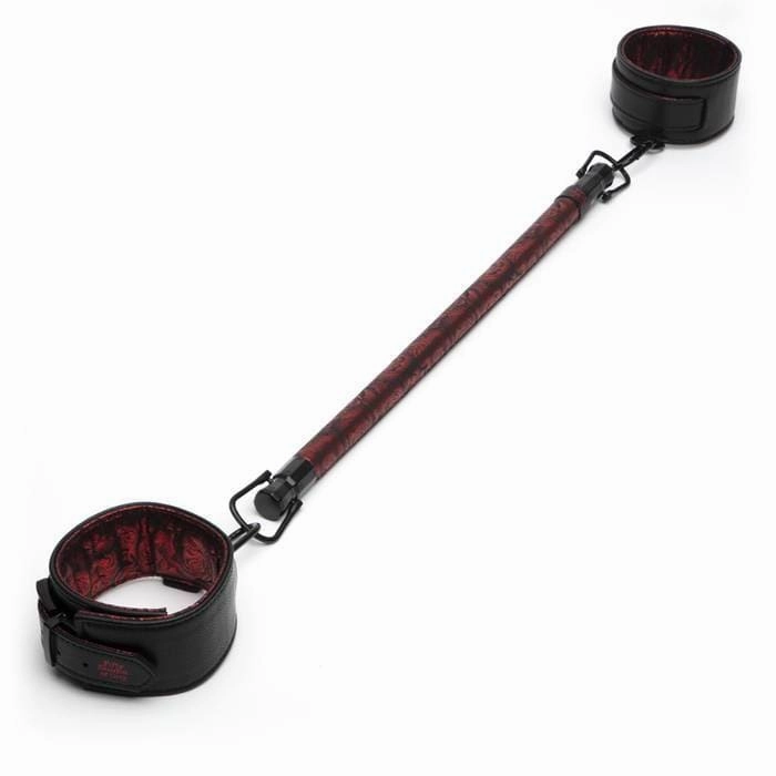 Fifty Shades of Grey - Sweet Anticipation Spreader Bar with Cuffs BDSM (Red)