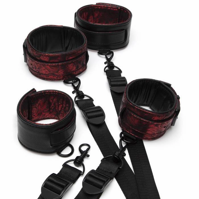 Fifty Shades of Grey - Sweet Anticipation Under Mattress Restraint Set BDSM (Red)