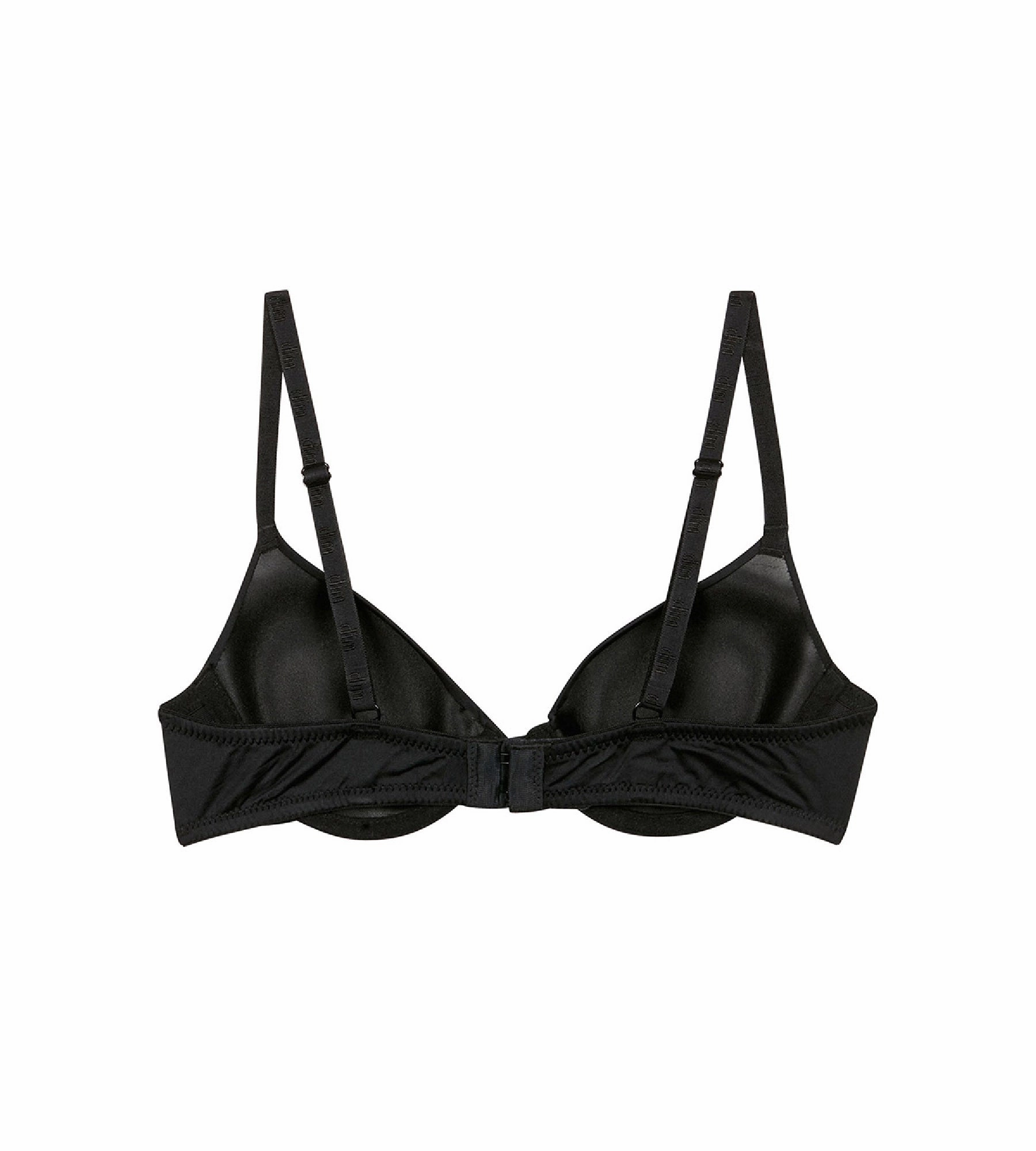 Girl's black cup bra Dim Invisible
