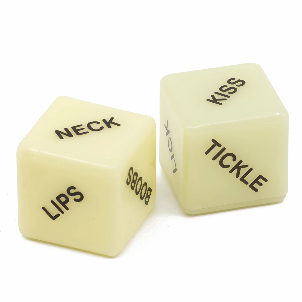 Glow In The Dark Love Dice