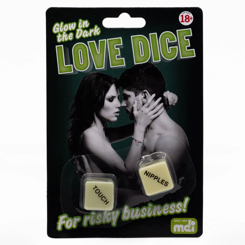 Glow In The Dark Love Dice