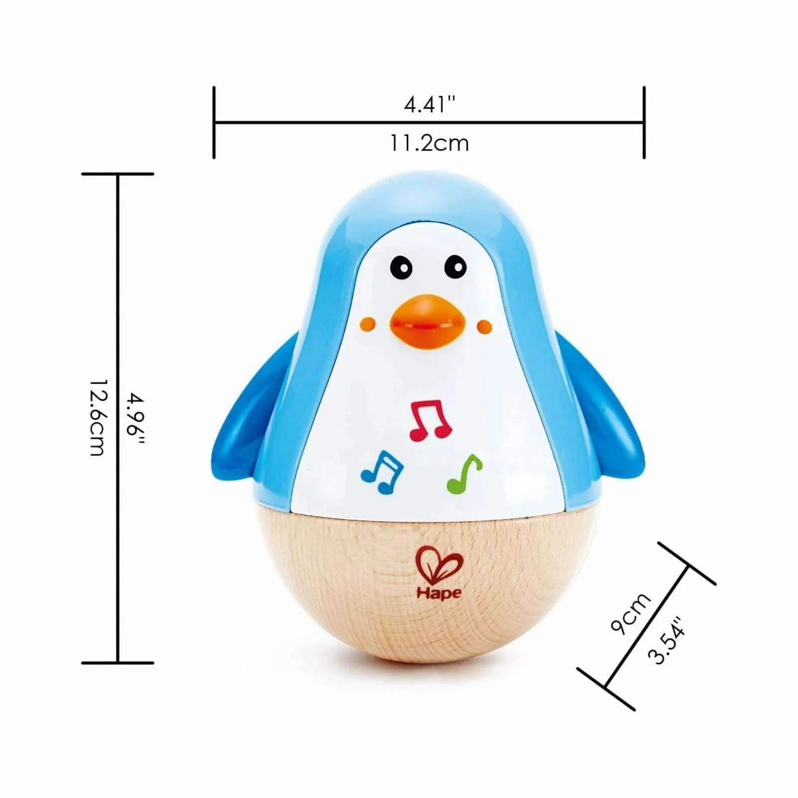 Hape Penguin Music Wobbler
