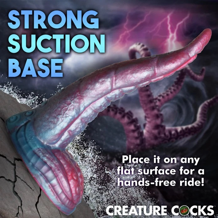 IRIDESCENT TENTACLE COCK SILICONE DILDO
