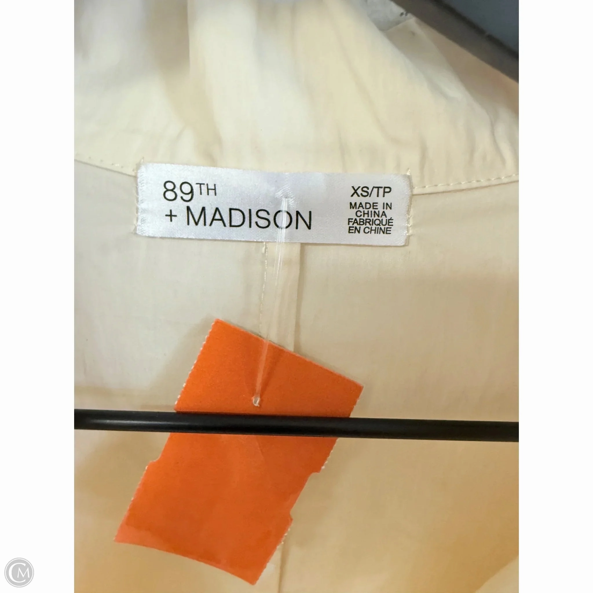 Jacket Other By 89th And Madison In Cream, Size: Xs