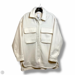 Jacket Shirt By Abercrombie And Fitch In Cream, Size: S