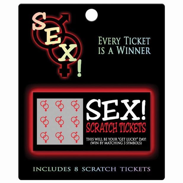 Kheper Games - 8 Sex! Scratch Tickets (Black)