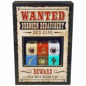 Kheper Games - Wanted Drunken Debauchery Dice Game