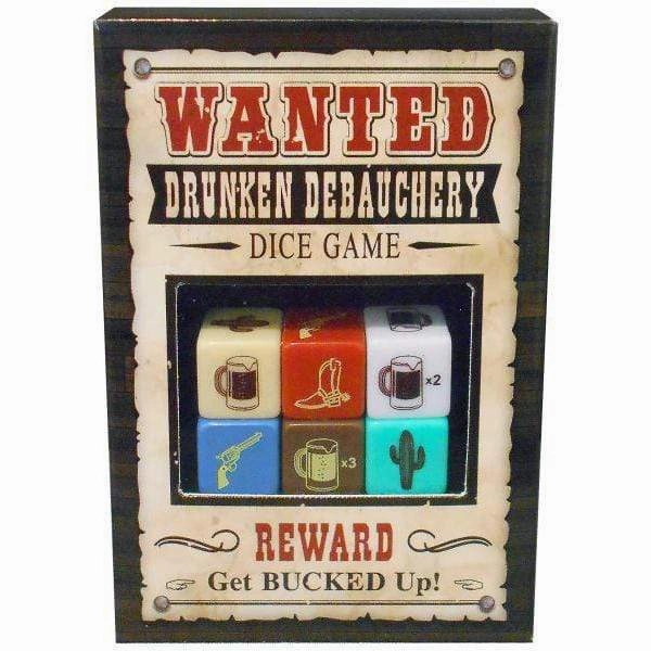 Kheper Games - Wanted Drunken Debauchery Dice Game