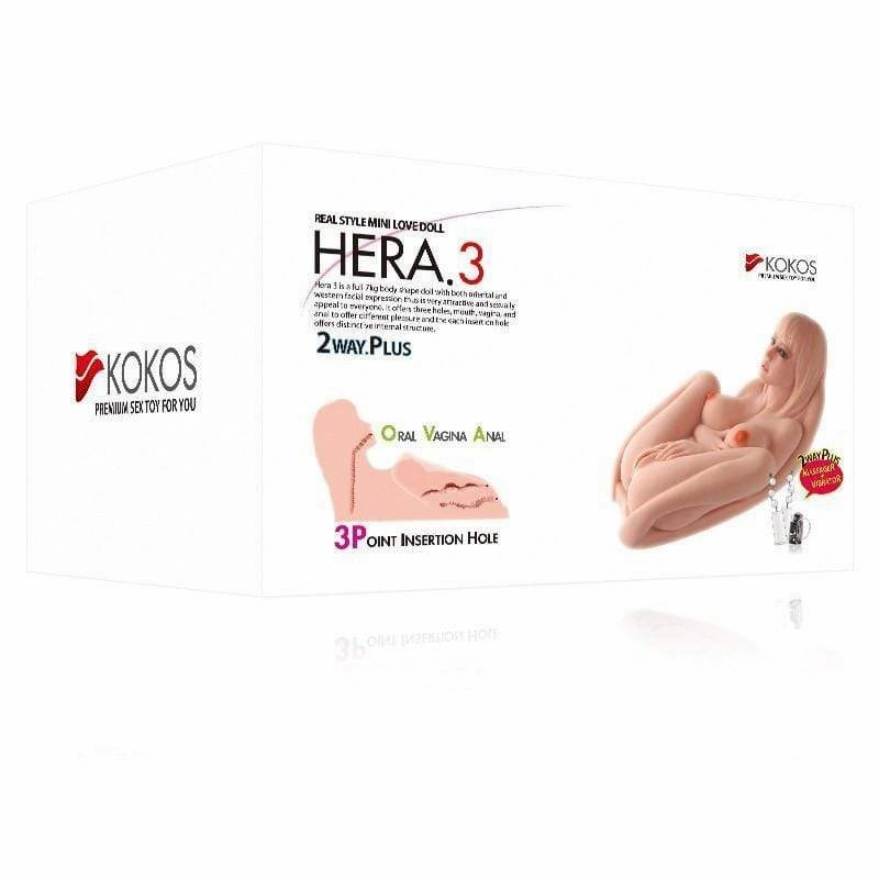 Kokos - Hera 3 Mini Doll with Vibration Meiki (Beige)