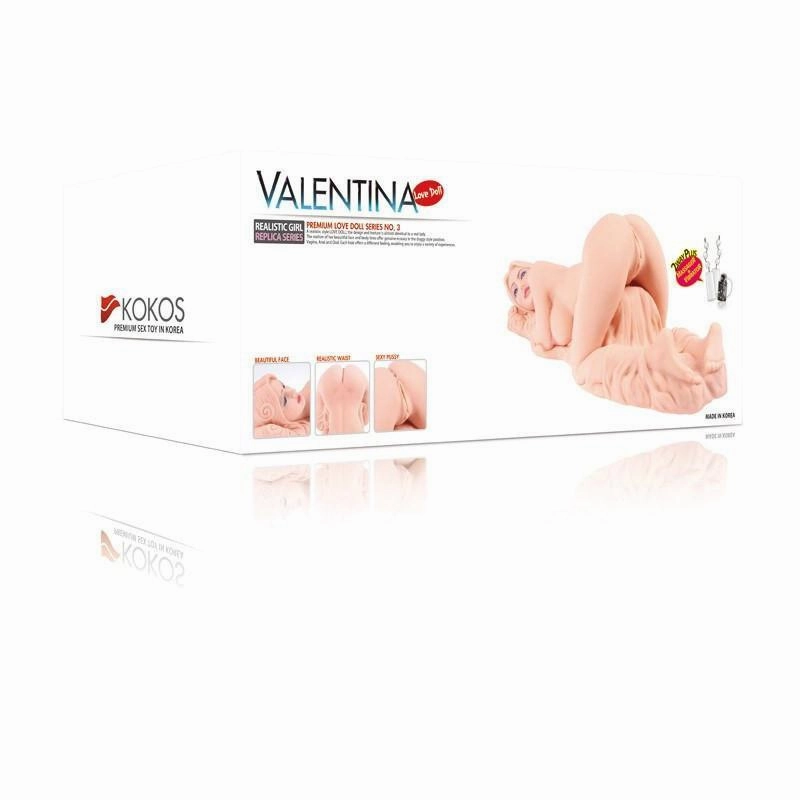 Kokos - Valentina Mini Doll with Vibration Meiki (Beige)