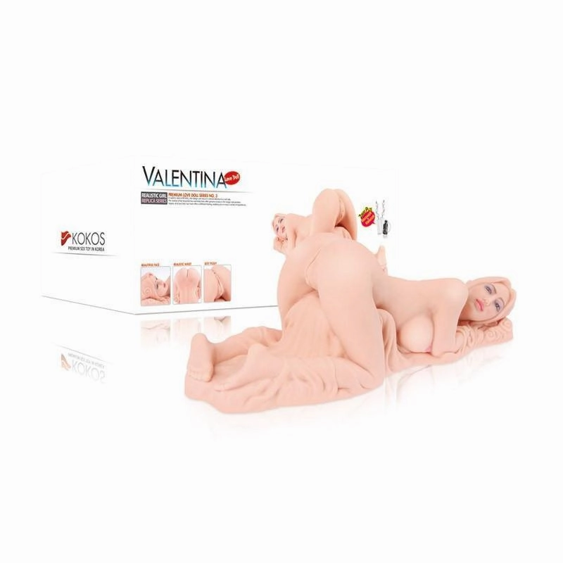 Kokos - Valentina Mini Doll with Vibration Meiki (Beige)