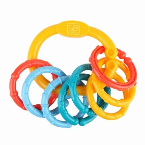 Let's Be Child Ring Rattles Assorted