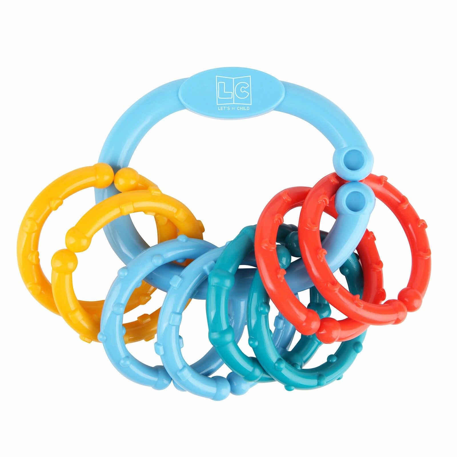 Let's Be Child Ring Rattles Assorted