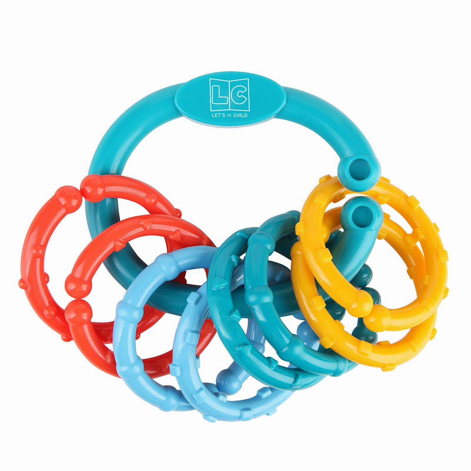 Let's Be Child Ring Rattles Assorted