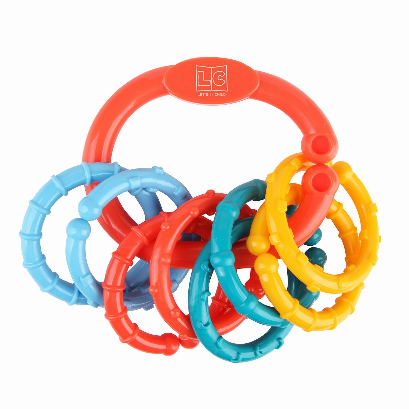 Let's Be Child Ring Rattles Assorted