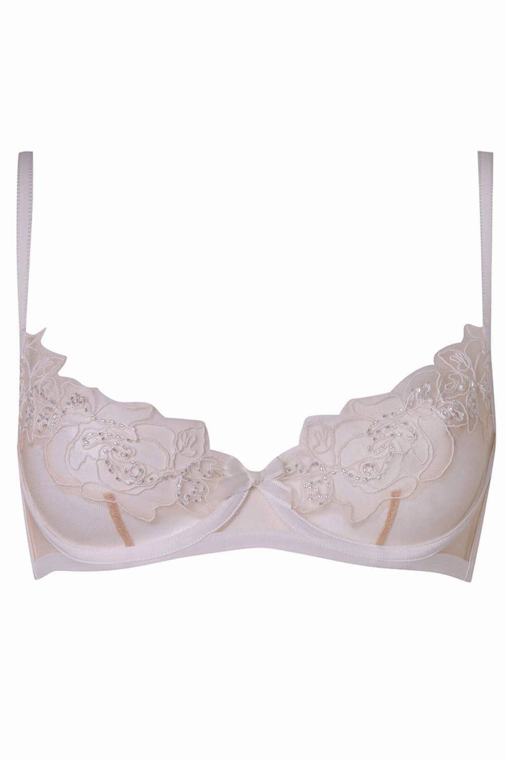 Lindie Demi Cup Plunge Bra Ivory