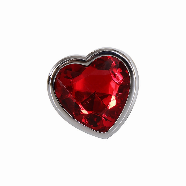 Lovers Heart Gemstone Anal Plug
