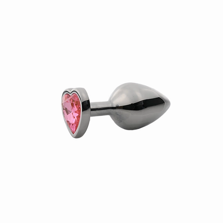 Lovers Heart Gemstone Anal Plug