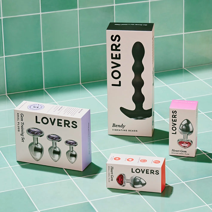 Lovers Heart Gemstone Anal Plug