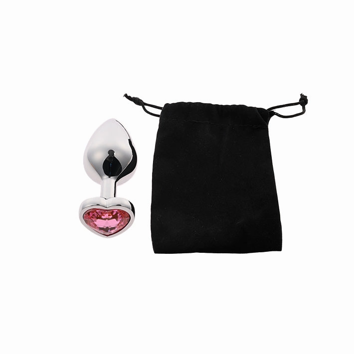 Lovers Heart Gemstone Anal Plug